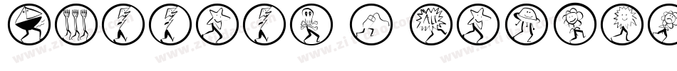 Running N Circles字体转换